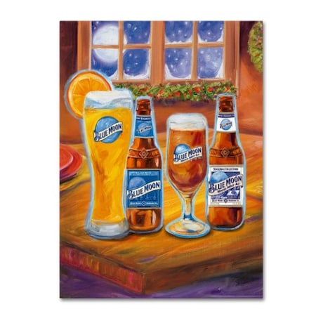 Blue Moon 'Holiday' Canvas Art,18x24